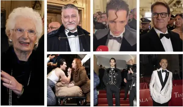 Prima Scala: borghesi in smoking mentre il popolo soffre